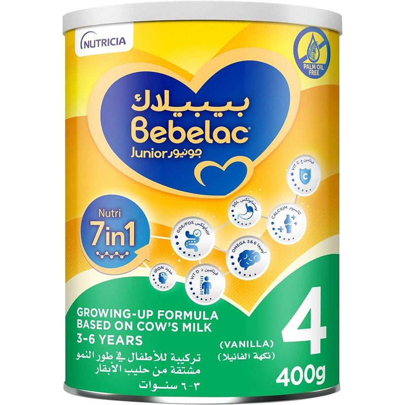 Bebelac Formula Nutri 7in1 Palm Oil Free Stage 4 (3-6 Years) Growing Up 400g