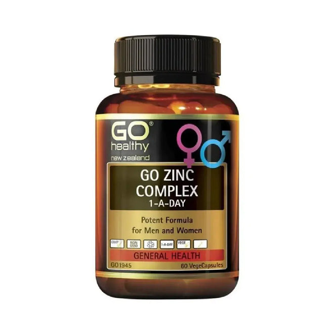 GO Healthy Zinc Complex One-A-Day 60 VegeCapsules