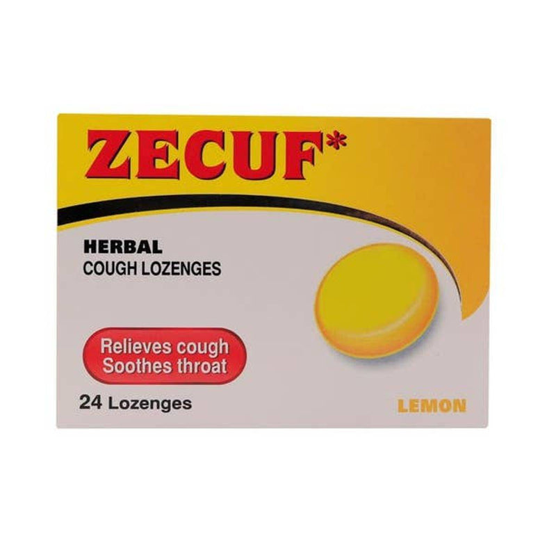 Zecuf Herbal Lozenges Lemon 24 Pack