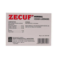 Zecuf Herbal Lozenges Lemon 24 Pack