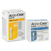 Accu-Chek Guide Test Strips 50 Packs + Lancets 100 Packs