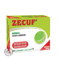 Zecuf Herbal Lozenges Sugar Free 24 Pack