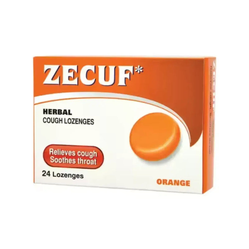 Zecuf Herbal Lozenges Orange 24 Pack