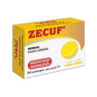 Zecuf Herbal Lozenges Honey Lemon 24 Pack