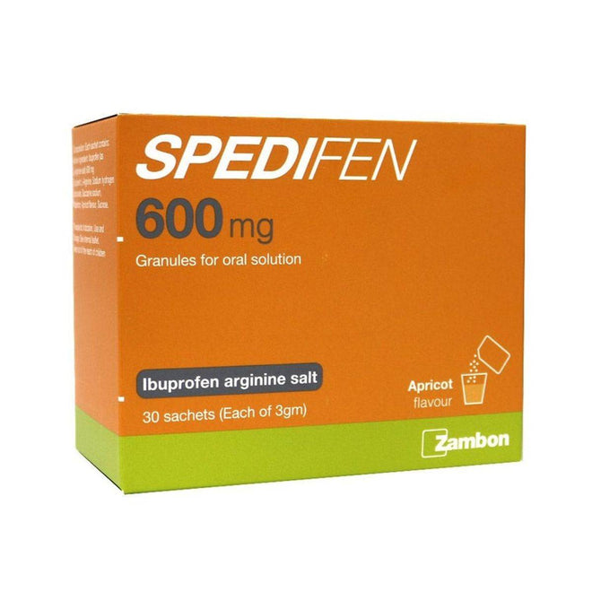 Spedifen 600mg Granules Apricot 3g 30 Pack