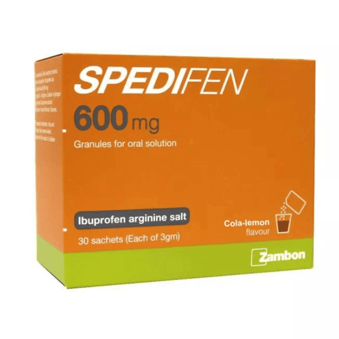 Spedifen 600mg Granules Cola Lemon 3g 30 Pack
