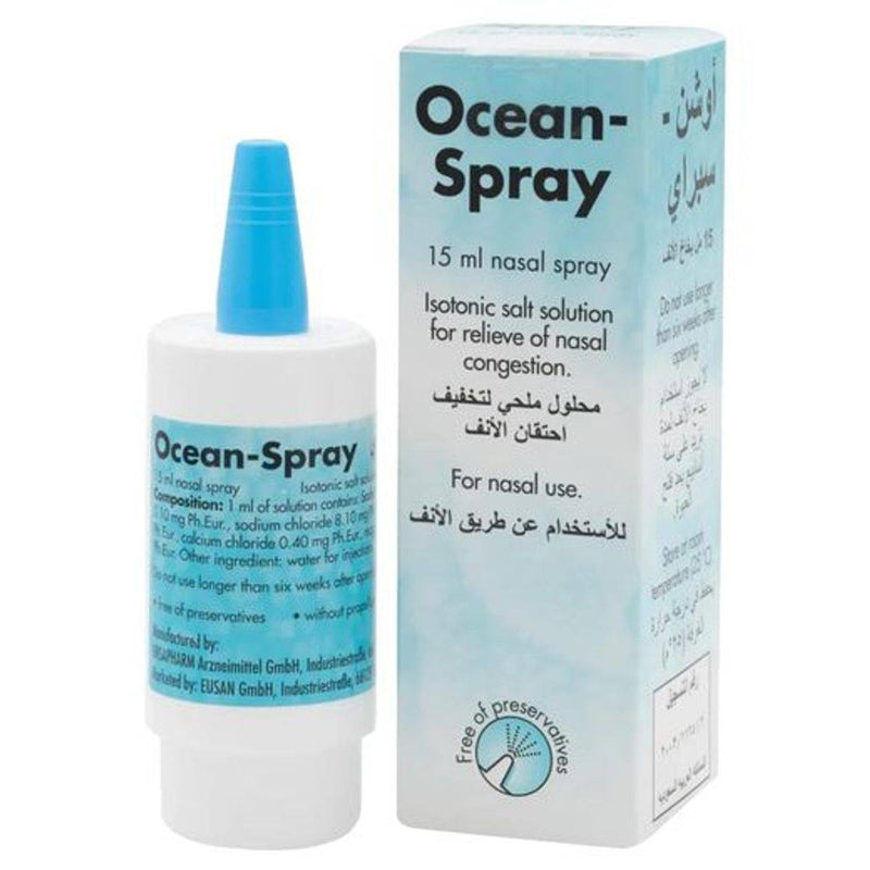 Ocean Spray Isotonic Nasal Spray 15ml
