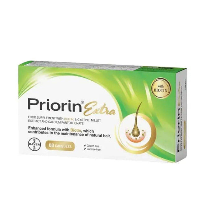 Priorin Extra with Biotin 60 Capsules