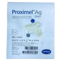 Hartmann Proximel AG Silicone Dressing 3x3 Inches 10 Sheet
