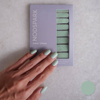 Nodspark Manicure On the Go No Drying Time Nail Wrap Classic Minty Sage