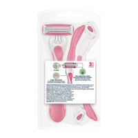 Schick Women Quattro Sensitive Disposable Razor 3 Pieces