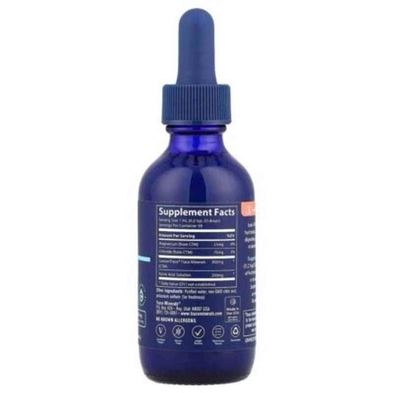 Trace Minerals Ionic Fulvic Acid 250mg Mineral Liquid 59ml