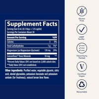 Trace Minerals Magnesium Glycinate 120mg Liquid Lemon Lime 236ml
