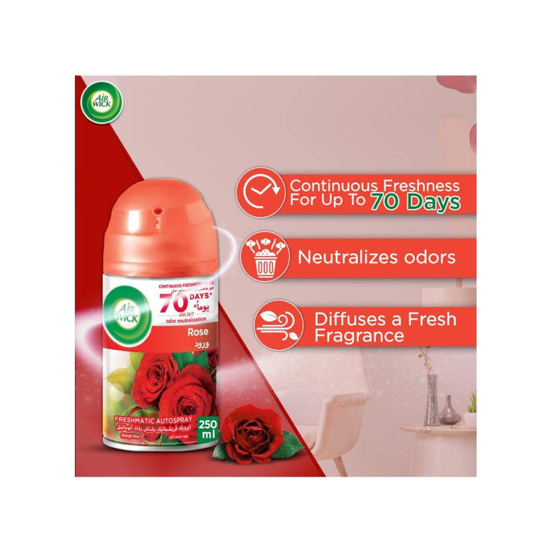 Air Wick Air Freshener Freshmatic Automatic Spray Kit Midnight Rose