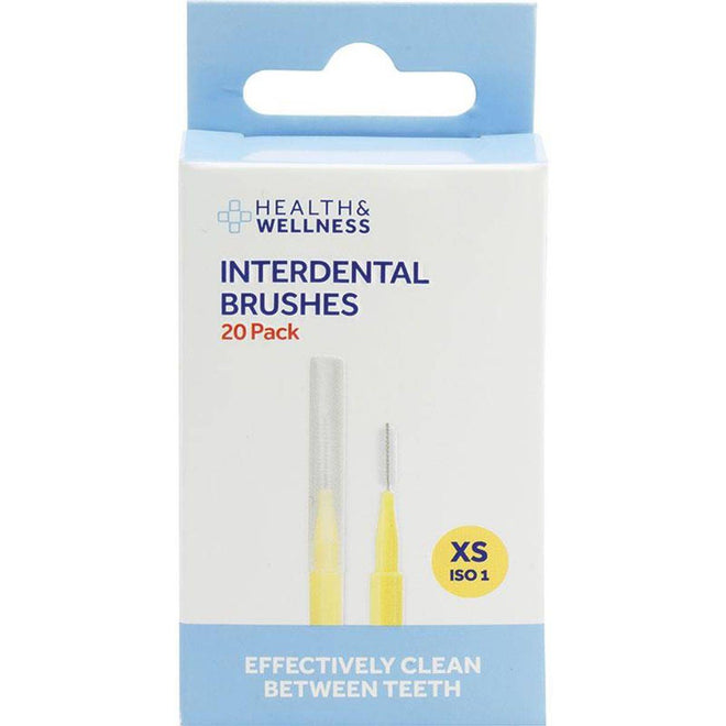 Health & Wellness Dental Interdental Brushes 20 Pack Size XS