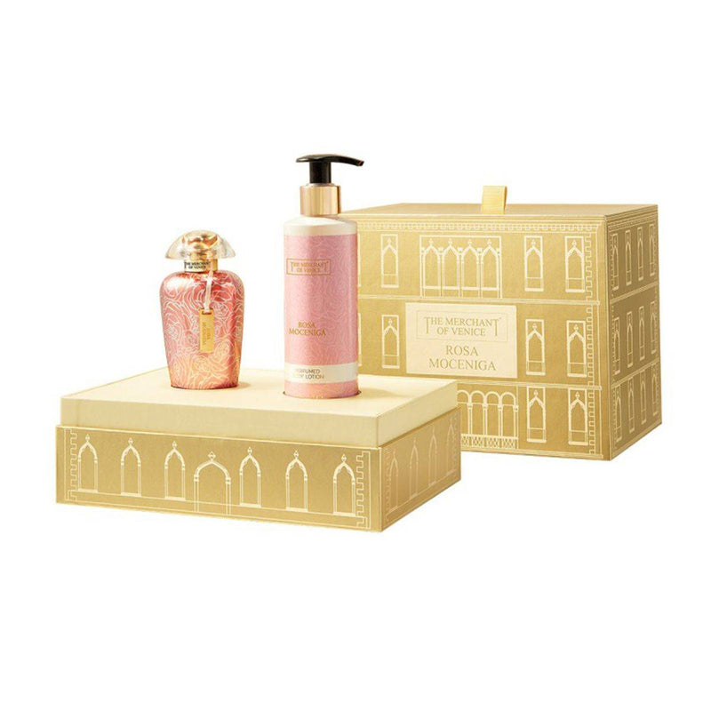 The Merchant Of Venice Murano Collection Rosa Moceniga Eau de Parfum 100ml + Perfume Body Lotion 250ml Gift Set