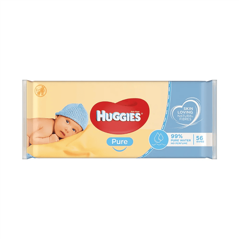 Huggies Baby Wipes Pure 56 Sheets