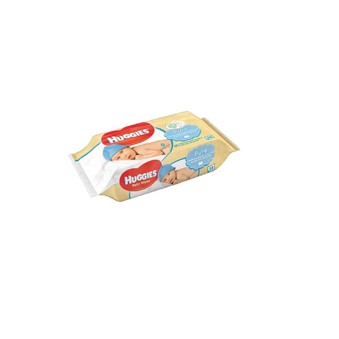 Huggies Baby Wipes Pure 56 Sheets