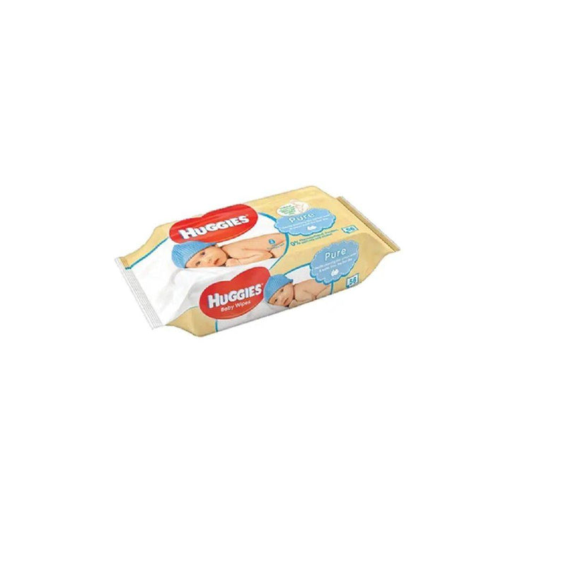 Huggies Baby Wipes Pure 56 Sheets