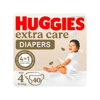 Huggies Extra Care Size 4 (8-14 kg) Value 40 Pieces