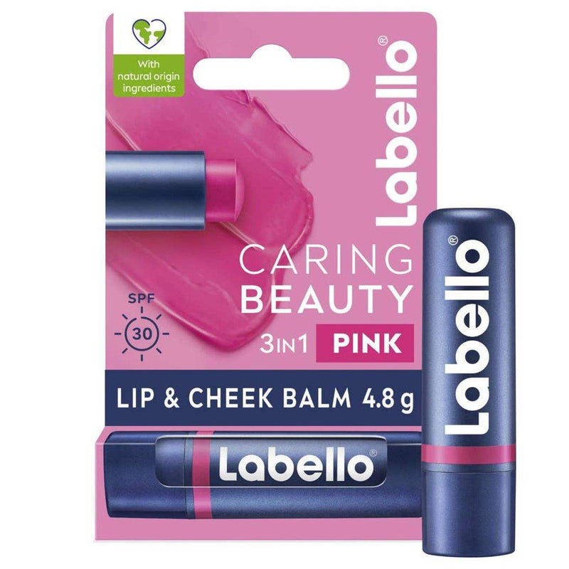 Labello Caring Beauty Lip & Cheek Balm Pink 4.8g