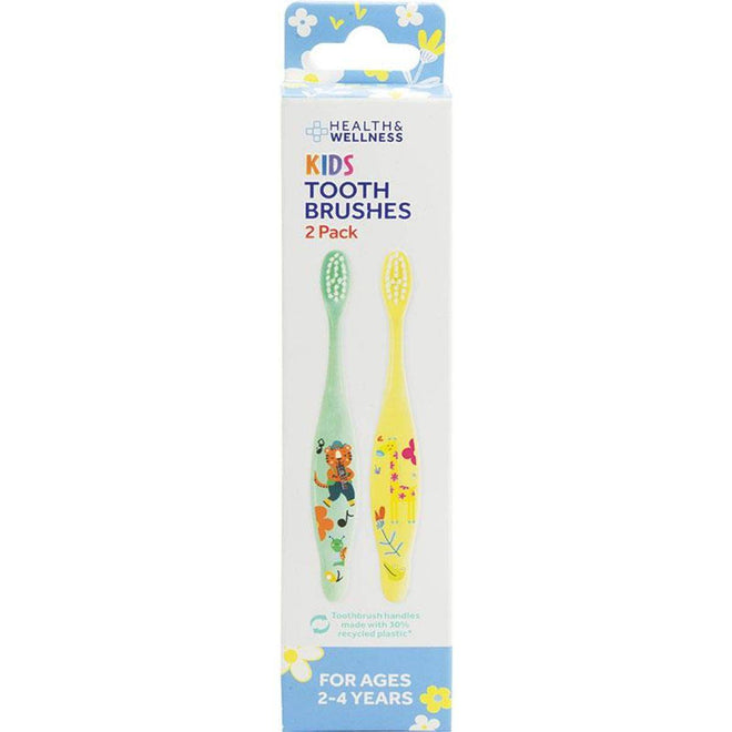Health & Wellness Dental Soft Kids Toothbrush Twin Pack