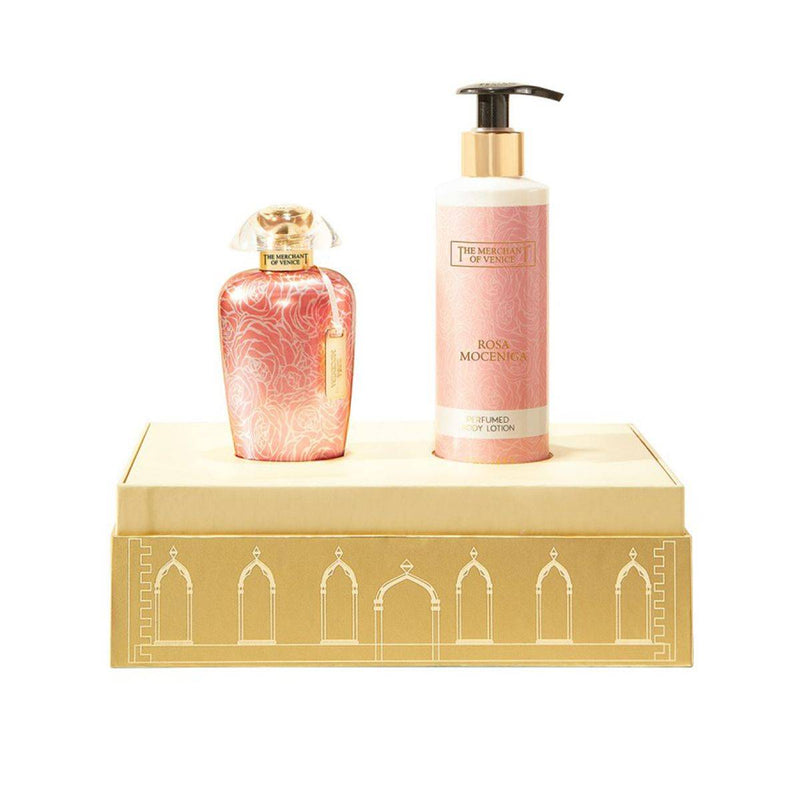 The Merchant Of Venice Murano Collection Rosa Moceniga Eau de Parfum 100ml + Perfume Body Lotion 250ml Gift Set