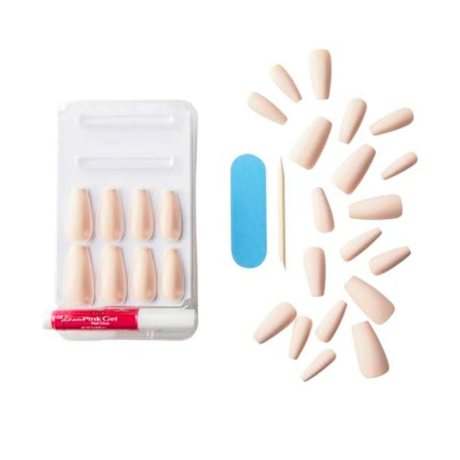 Kiss False Nails KGFS01C Gel Fantasy Sculpted 28 Count