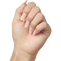 Kiss False Nails IFB02C Impress The No Glue Mani Genuine Bare French Medium 30 Count