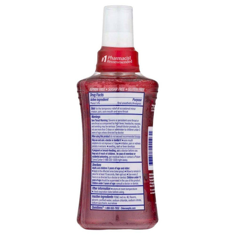 Chloraseptic Sore Throat Spray Cherry 177ml