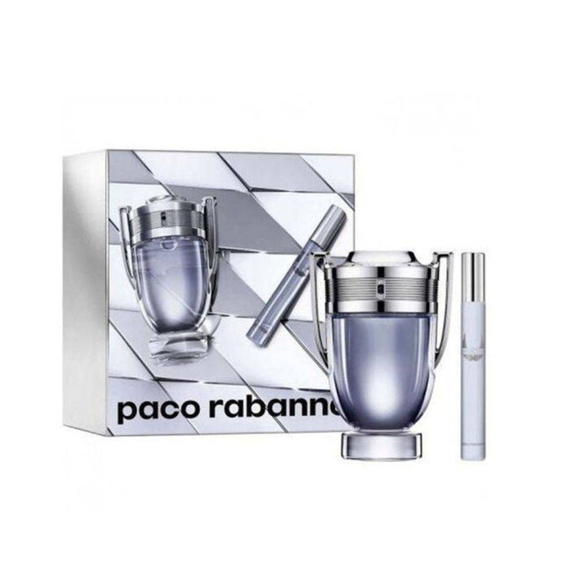 Paco Rabanne Invictus Eau de Toilette 100ml + Eau de Toilette 20ml Travel Spray Gift Set