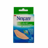 Nexcare Bandages Soft N Flex Natural Feel 28x76mm 30 Plasters