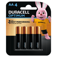 Duracell Battery Optimum AA 4 Pieces