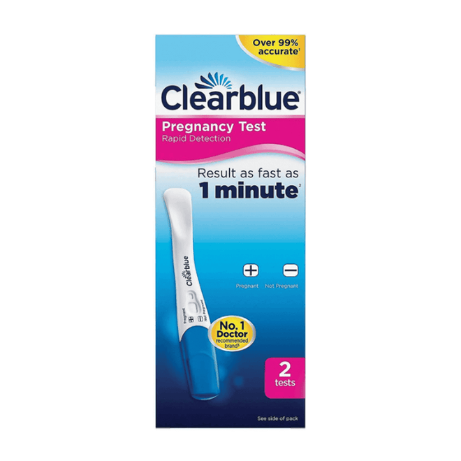 Clearblue Pregnancy Test Rapid Detection 2 Tests