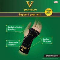 Vantelin Support Wrist Black Medium