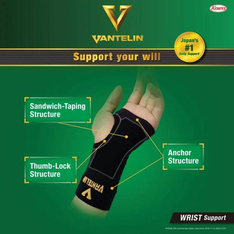 Vantelin Support Wrist Black Medium