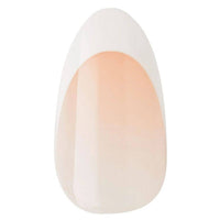 Kiss False Nails IFC03C Impress The No Glue Mani Everlasting Classic French Medium 30 Count