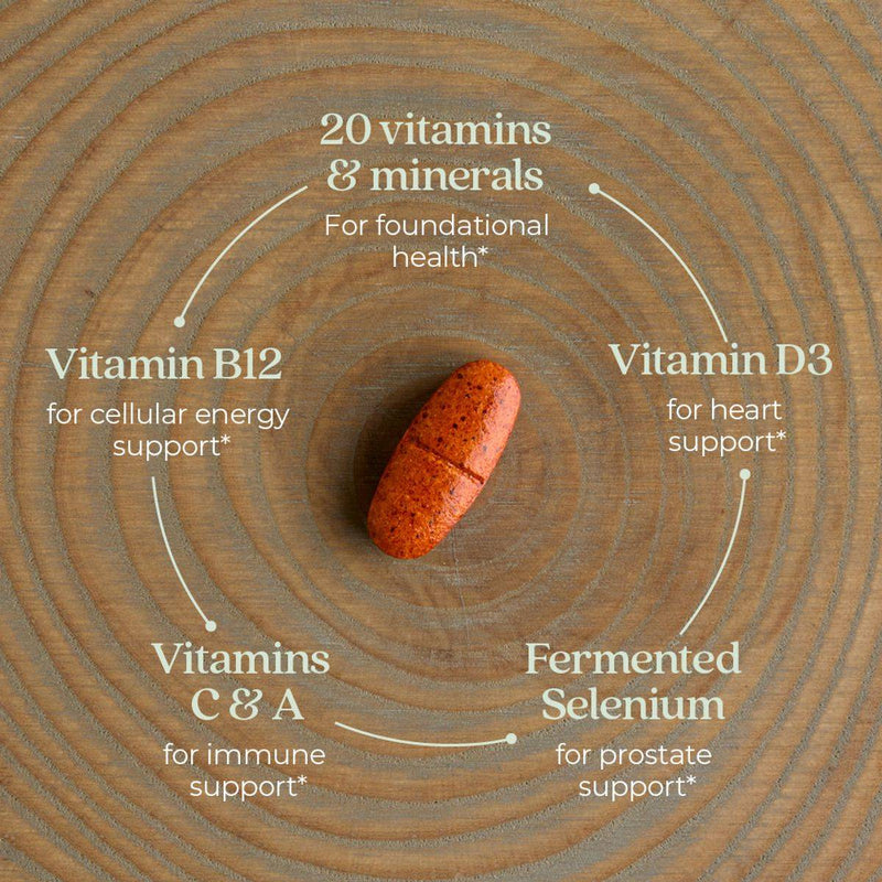New Chapter One Daily Every Mans 55+ Multivitamin 30 Tablets
