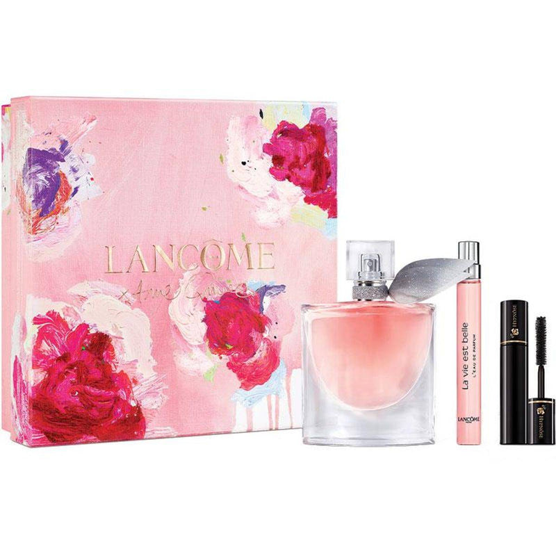 Lancome La Vie Est Belle L'Eau de Parfum 50ml Refillable + L'Eau de Parfum 10ml + Mascara 2ml Gift Set