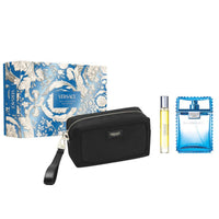 Versace Man Eau Fraiche Eau de Toilette 100ml + Eau de Toilette 10ml Travel Spray + Trousse B Gift Set