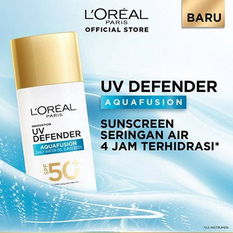 Loreal Paris UV Defender Aqua Fusion Sunscreen SPF50+ 50ml