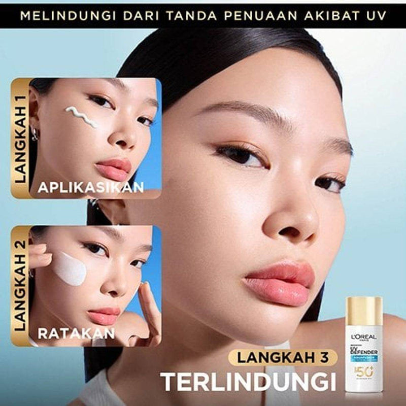 Loreal Paris UV Defender Aqua Fusion Sunscreen SPF50+ 50ml