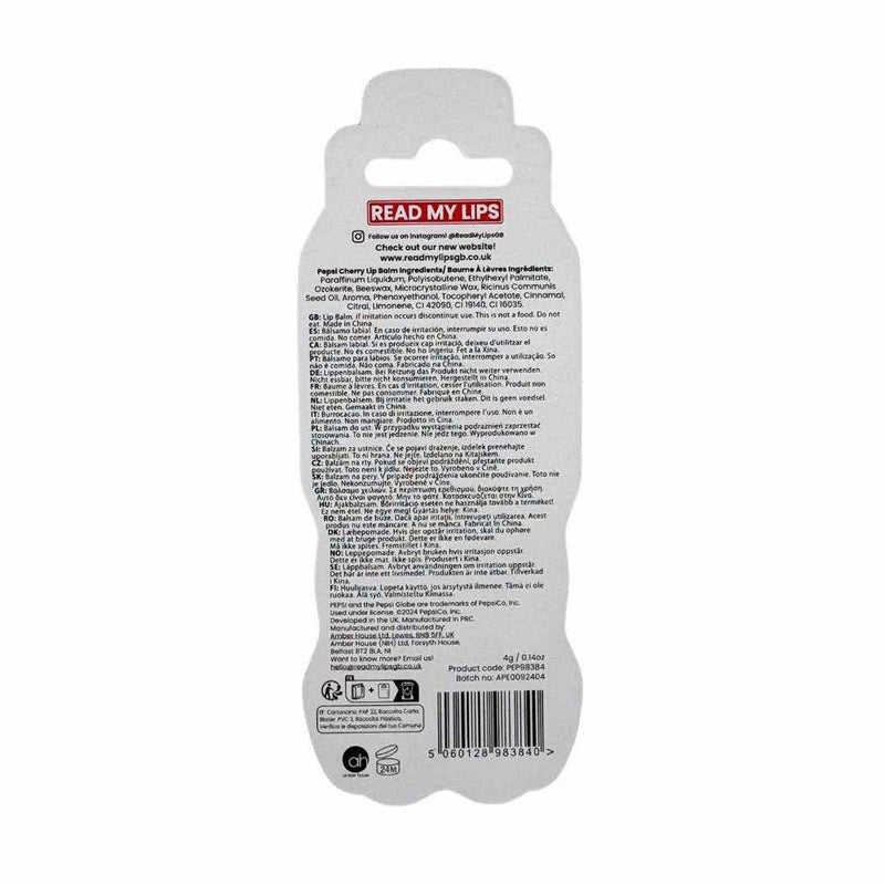 Read My Lips Pepsi Lip Balm Wild Cherry 4g