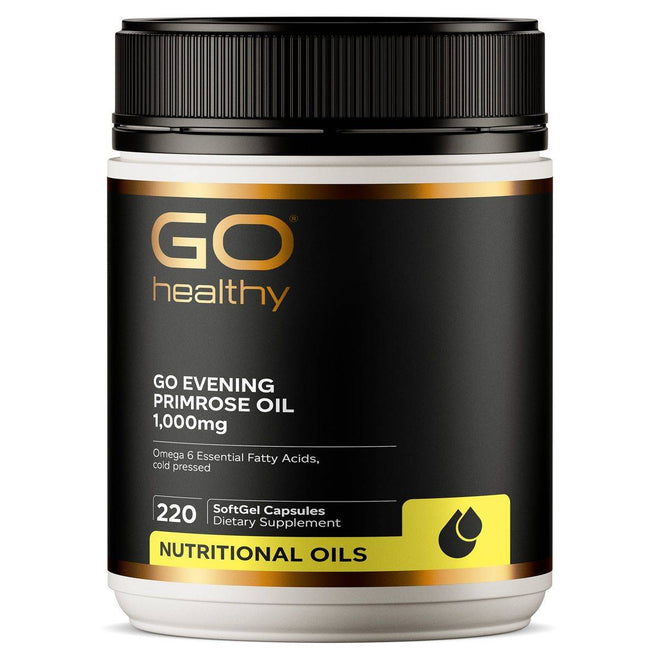 GO Healthy Evening Primrose Oil 1,000mg 220 Softgel Capsules