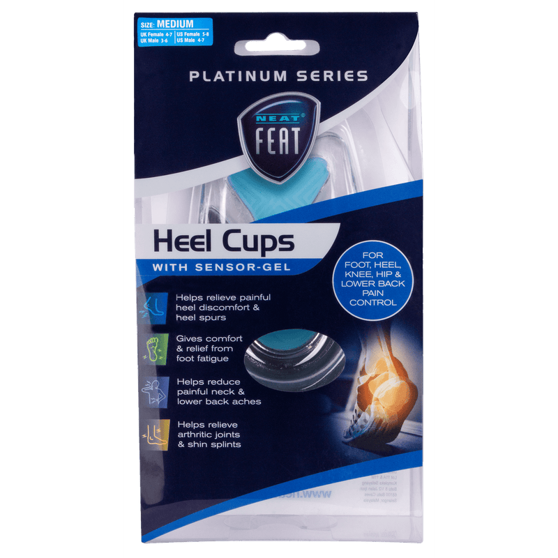 Neat Feat Gel Tech Heel Cups Medium
