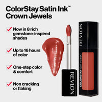 Revlon ColorStay Liquid Lipstick Satin Ink Crown Jewels 38 Citrine Queen
