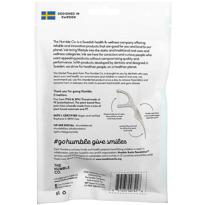 Health & Wellness Dental Floss Picks 50 Pack Mint