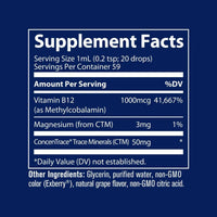 Trace Minerals Ionic B12 1,000mcg Mineral Liquid 59ml