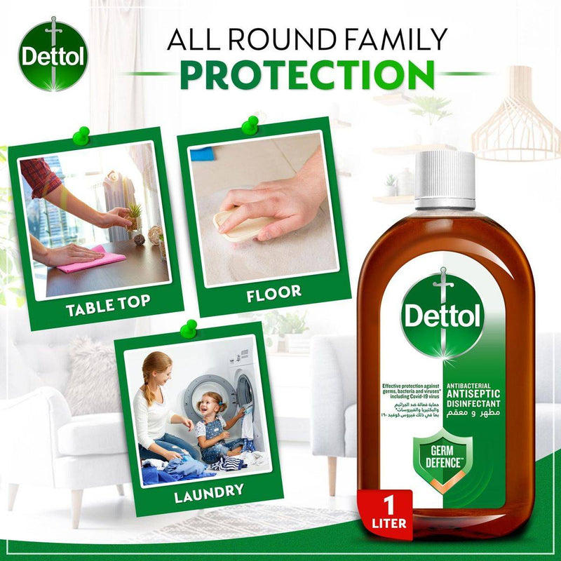 Dettol Antibacterial Antiseptic Disinfectant Liquid 1L