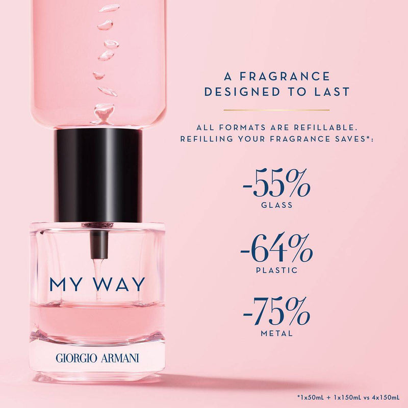 Giorgio Armani My Way Eau de Parfum 90ml Refillable